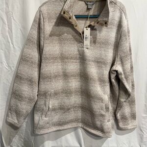 Massimo Dutti Taupe Zip-Up Jacket